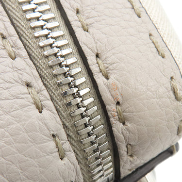 フェンディ FENDI セレリア スーツケース ミニ 7VA552 ベージュ キャンバス レザー 2WAYバッグ シルバー金具 ハンドバッグ ショルダー