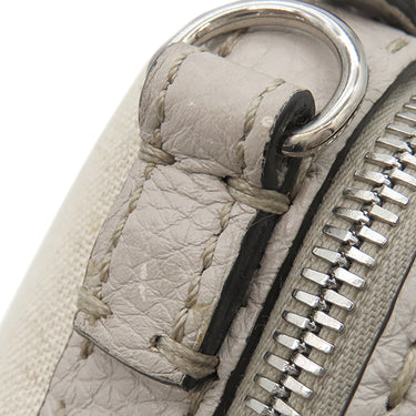 フェンディ FENDI セレリア スーツケース ミニ 7VA552 ベージュ キャンバス レザー 2WAYバッグ シルバー金具 ハンドバッグ ショルダー