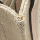 クロエ Chloe リネン製 Woody ミニトートバッグ CHC22AP237I266J5 セメントピンク リネン リネンキャンバス シャイニーカーフスキン 2WAYバッグ ハンドバッグ ショルダー