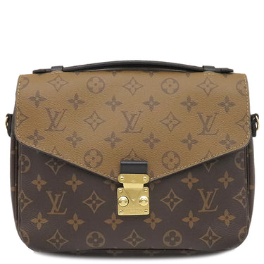 ルイヴィトン LOUIS VUITTON ポシェット メティス MM M44876 モノグラムリバース モノグラムキャンバス モノグラムリバースキャンバス 2WAYバッグ ゴールド金具 茶 ショルダー