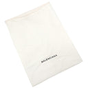 バレンシアガ BALENCIAGA パニエ XS 466498 ブラック×ベージュ ラフィア カーフ トートバッグ ガンメタル金具 カゴハンドバッグ