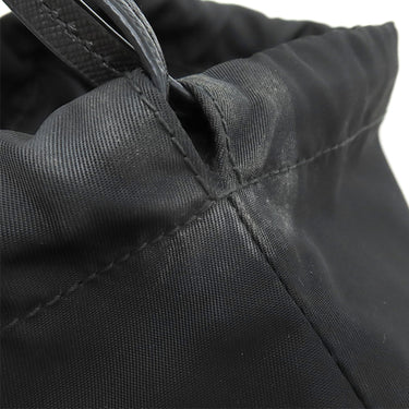 プラダ PRADA ドローストリング ショルダーバッグ NERO ナイロン ショルダーバッグ シルバー金具 黒 三角ロゴ