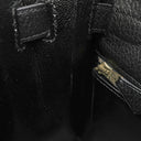 エルメス HERMES ケリー28 外縫い ブラック アルデンヌ 2WAYバッグ ゴールド金具 黒 ショルダー