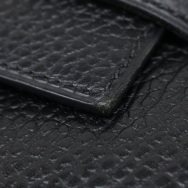 エルメス HERMES ケリー28 外縫い ブラック アルデンヌ 2WAYバッグ ゴールド金具 黒 ショルダー