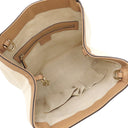 グッチ GUCCI ソーホー インターロッキング G 336751 ナチュラル×ピンクベージュ レザー キャンバス 2WAYバッグ シャンパンゴールド金具 フリンジチャーム