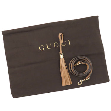 グッチ GUCCI ソーホー インターロッキング G 336751 ナチュラル×ピンクベージュ レザー キャンバス 2WAYバッグ シャンパンゴールド金具 フリンジチャーム
