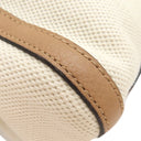 グッチ GUCCI ソーホー インターロッキング G 336751 ナチュラル×ピンクベージュ レザー キャンバス 2WAYバッグ シャンパンゴールド金具 フリンジチャーム