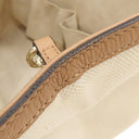 グッチ GUCCI ソーホー インターロッキング G 336751 ナチュラル×ピンクベージュ レザー キャンバス 2WAYバッグ シャンパンゴールド金具 フリンジチャーム