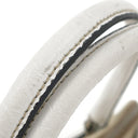 プラダ PRADA キャンバス オーストリッチ ベージュ×ホワイト キャンバス オーストリッチ 2WAYバッグ シルバー金具 三角ロゴプレート ミニ ショルダー 白