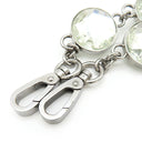 ミュウミュウ MIU MIU マテラッセ クリスタル バッグ ブラック レザー 2WAYバッグ シルバー金具 黒 チェーンストラップ ショルダー