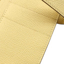 エルメス HERMES ベアンスフレ ジョーヌプッサン ヴォーエプソン 長財布 ゴールド金具 黄色 二つ折り財布
