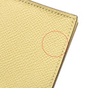 エルメス HERMES ベアンスフレ ジョーヌプッサン ヴォーエプソン 長財布 ゴールド金具 黄色 二つ折り財布