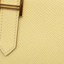 エルメス HERMES ベアンスフレ ジョーヌプッサン ヴォーエプソン 長財布 ゴールド金具 黄色 二つ折り財布