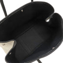 エルメス HERMES ガーデンパーティーPM エクリュ×ブラック トワルアッシュ ネゴンダ トートバッグ シルバー金具 黒 トワルH