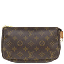 ルイヴィトン LOUIS VUITTON ポシェット アクセソワール M51980 モノグラム モノグラムキャンバス アクセサリーポーチ ゴールド金具 茶 ポーチ ハンドバッグ