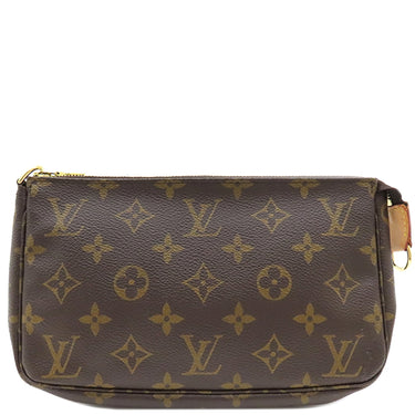 ルイヴィトン LOUIS VUITTON ポシェット アクセソワール M51980 モノグラム モノグラムキャンバス アクセサリーポーチ ゴールド金具 茶 ポーチ ハンドバッグ