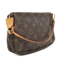 ルイヴィトン LOUIS VUITTON ポシェット アクセソワール M51980 モノグラム モノグラムキャンバス アクセサリーポーチ ゴールド金具 茶 ポーチ ハンドバッグ