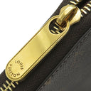 ルイヴィトン LOUIS VUITTON ジッピーウォレット M42616 ブラウン モノグラムキャンバス 長財布 ゴールド金具 茶 ラウンドファスナー