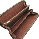 ルイヴィトン LOUIS VUITTON ジッピーウォレット M42616 ブラウン モノグラムキャンバス 長財布 ゴールド金具 茶 ラウンドファスナー