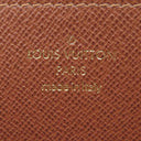 ルイヴィトン LOUIS VUITTON ジッピーウォレット M42616 ブラウン モノグラムキャンバス 長財布 ゴールド金具 茶 ラウンドファスナー