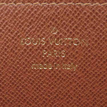 ルイヴィトン LOUIS VUITTON ジッピーウォレット M42616 ブラウン モノグラムキャンバス 長財布 ゴールド金具 茶 ラウンドファスナー