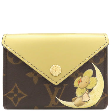 ルイヴィトン LOUIS VUITTON エテュイカルト アルセーヌ GI0781 モノグラム×ゴールド モノグラムキャンバス レザー 小物 ゴールド金具 茶 金 ヴィヴィエンヌ トランプケース