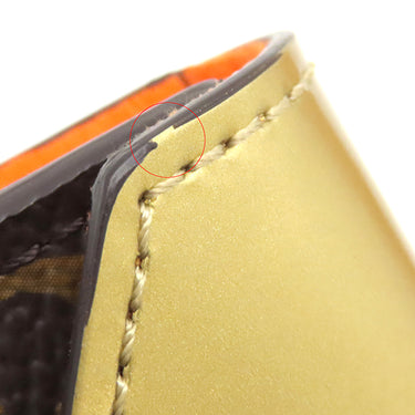 ルイヴィトン LOUIS VUITTON エテュイカルト アルセーヌ GI0781 モノグラム×ゴールド モノグラムキャンバス レザー 小物 ゴールド金具 茶 金 ヴィヴィエンヌ トランプケース