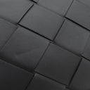 ボッテガヴェネタ BOTTEGA VENETA マキシ イントレチャート ブラック レザー ポーチ マットブラック金具 黒 セカンドバッグ トラベルポーチ