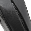 ボッテガヴェネタ BOTTEGA VENETA マキシ イントレチャート ブラック レザー ポーチ マットブラック金具 黒 セカンドバッグ トラベルポーチ