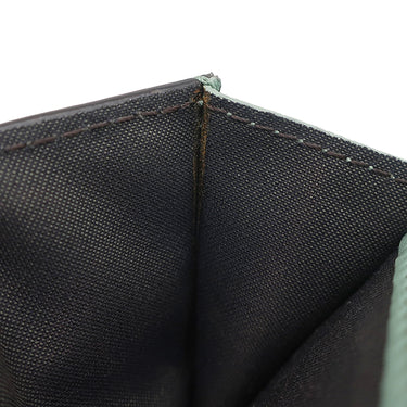 フェンディ FENDI バゲット マイクロ トライフォールド グリーン系 レザー 三つ折り財布 ゴールド金具