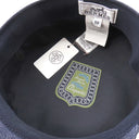 エルメス HERMES カブール クリケティス インディゴ コットン 13207 キャスケット シルバー金具 デニム 帽子
