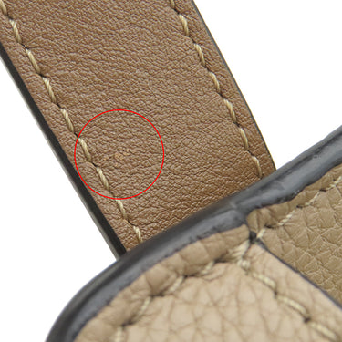 ロエベ LOEWE ハンモックバッグ スモール サンド ソフトカーフスキン 2WAYバッグ ゴールド金具 グレージュ ハンドバッグ ショルダーバッグ