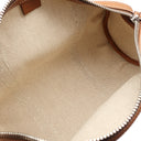 エルメス HERMES ポロションマドモアゼル ナチュラル×フォーブ トワルアッシュ ヴォーバレニア ハンドバッグ シルバー金具 筒型