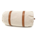 エルメス HERMES ポロションマドモアゼル ナチュラル×フォーブ トワルアッシュ ヴォーバレニア ハンドバッグ シルバー金具 筒型