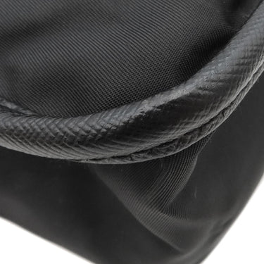 プラダ PRADA 三角ロゴ ショルダ― NERO ナイロン ショルダーバッグ シルバー金具 黒 斜め掛け