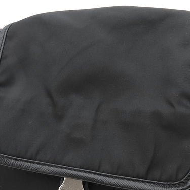 プラダ PRADA 三角ロゴ ショルダ― NERO ナイロン ショルダーバッグ シルバー金具 黒 斜め掛け