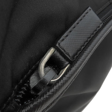 プラダ PRADA 三角ロゴ ショルダ― NERO ナイロン ショルダーバッグ シルバー金具 黒 斜め掛け
