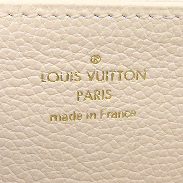 ルイヴィトン LOUIS VUITTON LV グラディエント ジッピーウォレット M82206 サフラン×ホワイト モノグラムアンプラント 長財布 ゴールド金具 ラウンドファスナー グラデーション