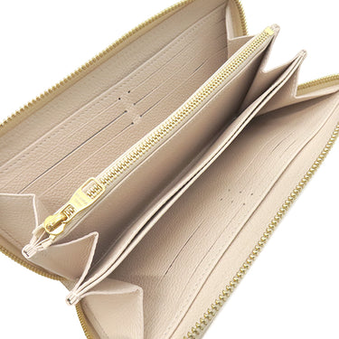 ルイヴィトン LOUIS VUITTON LV グラディエント ジッピーウォレット M82206 サフラン×ホワイト モノグラムアンプラント 長財布 ゴールド金具 ラウンドファスナー グラデーション