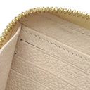 ルイヴィトン LOUIS VUITTON LV グラディエント ジッピーウォレット M82206 サフラン×ホワイト モノグラムアンプラント 長財布 ゴールド金具 ラウンドファスナー グラデーション