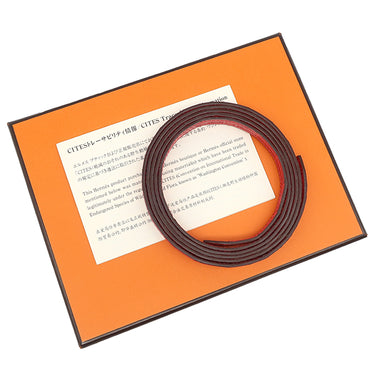 エルメス HERMES ミニ コンヴォワイユール ゼラニウム アリゲーター ショルダーバッグ シルバー金具 赤 クロコ ショルダーウォレット