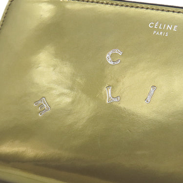 セリーヌ CELINE アルファベット ラウンドジップ 105003A5P35LG ライトゴールド カーフ 長財布 ゴールド金具 金 ホリデー限定 クリスマスカプセルコレクション