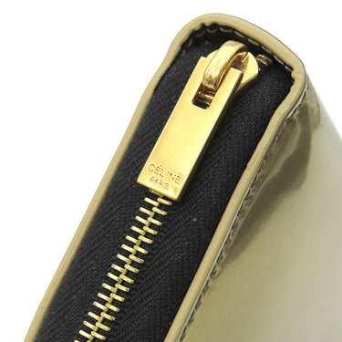 セリーヌ CELINE アルファベット ラウンドジップ 105003A5P35LG ライトゴールド カーフ 長財布 ゴールド金具 金 ホリデー限定 クリスマスカプセルコレクション