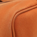 エルメス HERMES ヴァルパライソ PM ポティロン トワルシェブロン スイフト ハンドバッグ シルバー金具 オレンジ系