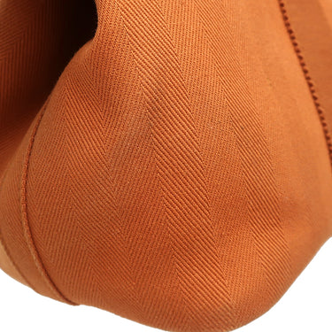 エルメス HERMES ヴァルパライソ PM ポティロン トワルシェブロン スイフト ハンドバッグ シルバー金具 オレンジ系