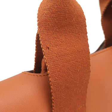 エルメス HERMES ヴァルパライソ PM ポティロン トワルシェブロン スイフト ハンドバッグ シルバー金具 オレンジ系