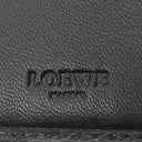 ロエベ LOEWE アナグラム ブラック レザー 二つ折り財布 黒 カード入れ 札入れ