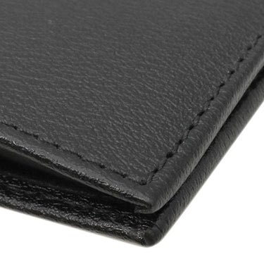 ロエベ LOEWE アナグラム ブラック レザー 二つ折り財布 黒 カード入れ 札入れ