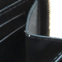 ルイヴィトン LOUIS VUITTON ムーノグラム ジッピー コインパース M81860 スティールブルー カーフレザー コインケース シルバー金具