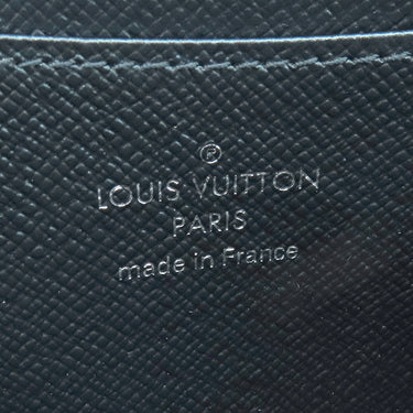 ルイヴィトン LOUIS VUITTON ムーノグラム ジッピー コインパース M81860 スティールブルー カーフレザー コインケース シルバー金具